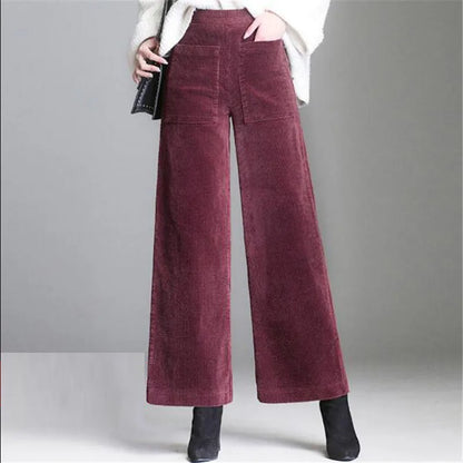 HARLOW CORDUROY FLARE PANTS