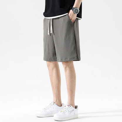 SANTONA PLEATED DRAWSTRING SHORTS