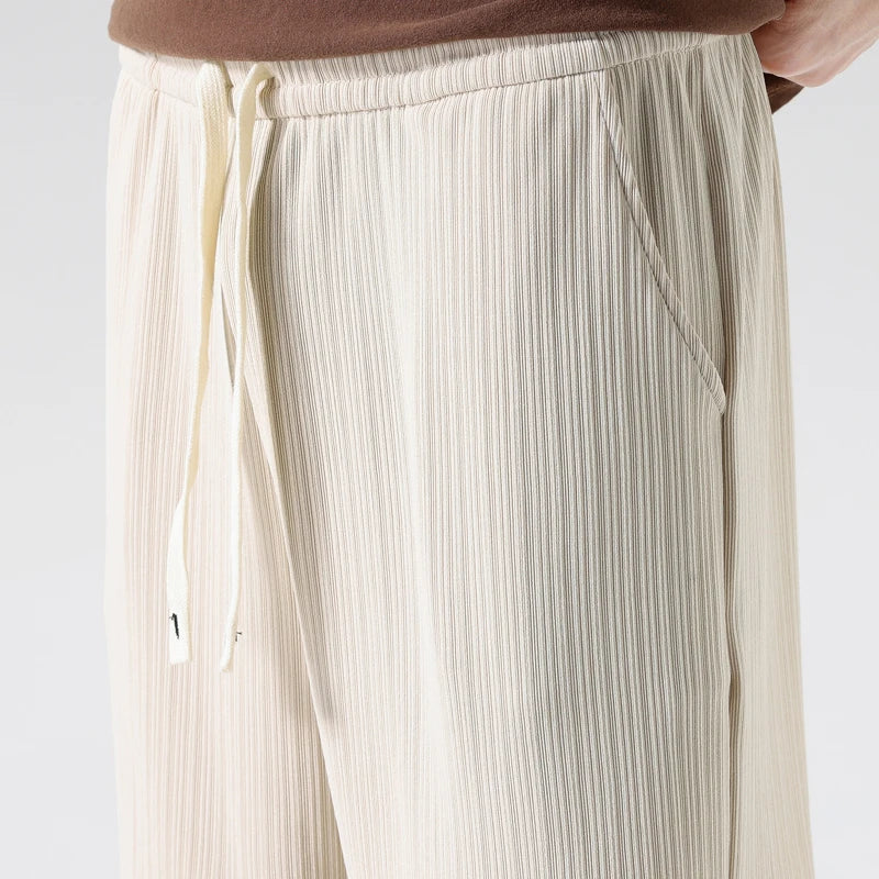 SANTONA PLEATED DRAWSTRING SHORTS