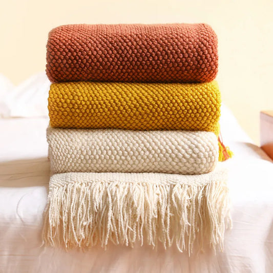 AUTUNNO KNITTED BLANKET