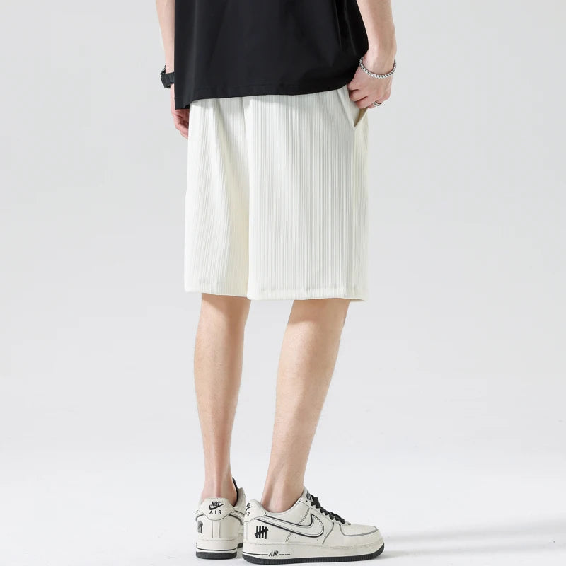 SANTONA PLEATED DRAWSTRING SHORTS