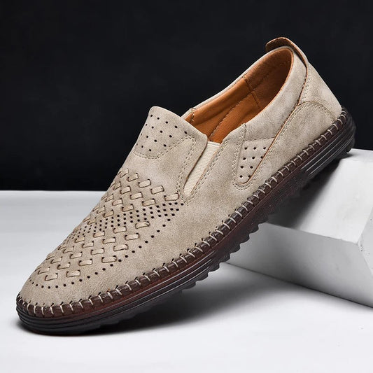 SERENO GENUINE LEATHER LOAFERS