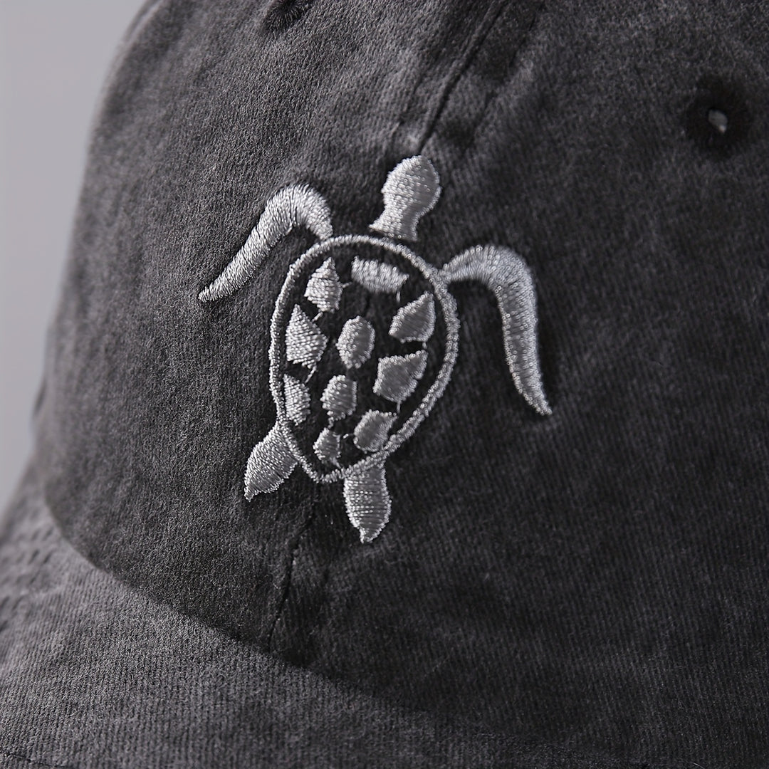 EMBROIDERED SEA TURTLE CAP